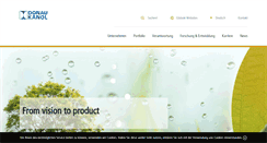 Desktop Screenshot of donau-kanol.com